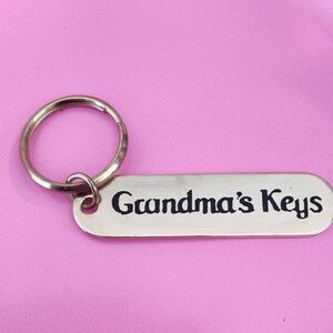 Grandma Keys ( Gold-tone Metal KeyChain) 3 inches Accessories Woman